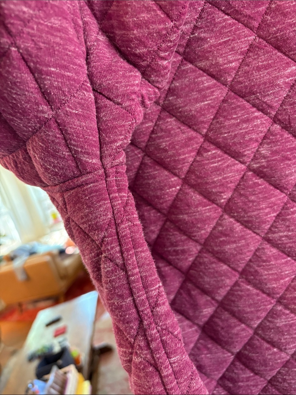 Oiselle Quilted Lauren Pullover (Queen/L) - Picture 4 of 5